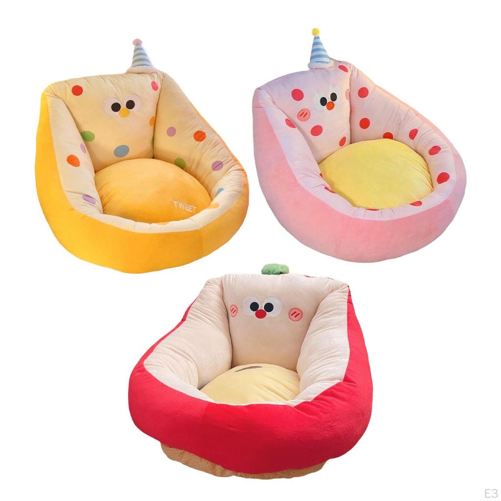 Подушка Стул Удобный Мягкий Мультяшный Напольный для Игровой Комнаты в Помещении Детской Комнаты Ясельных Комнат Девочек