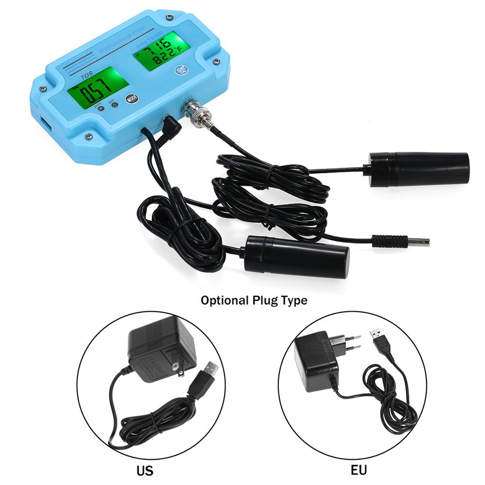 Professional 3 In 1 pH/TDS/TEMP Meter Water Detector Multi-parameter Digital LCD Tri-Meter