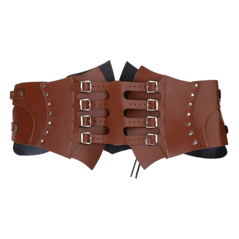 Винтажный корсетный пояс для женщин, костюм эпохи Возрождения, ПУ пояс-корсет, ремешок на талию, реквизит для вечеринок, пояс, костюм для косплея