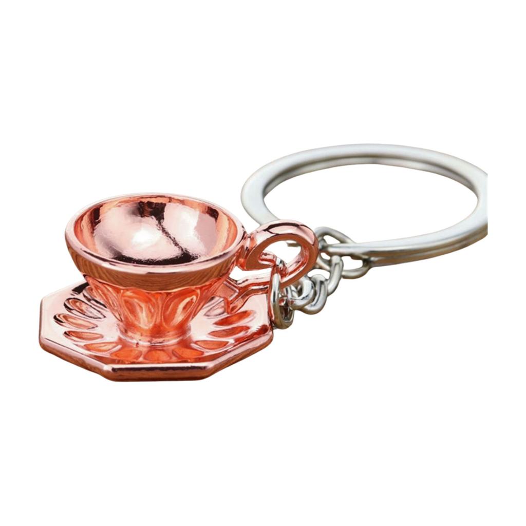 Кофейная культура Символический брелок-портафильтр Аксессуар для эспрессо-машины Подвеска для сумки Металлическая текстура Подходит для подарка