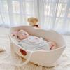 Детская корзина для рук для смены подгузников, подарочная корзина для медведя на празднование рождения ребенка, 100% хлопок, люлька, кроватка, для новорожденных, коврик, ветрозащитный, прочный, (Коричневая Голова)