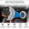 12 В/24 В USB Type-C Несколько автомобильных зарядных гнезд PD3.0 и порты QC3.0 Водонепроницаемый с сенсорным переключателем Быстрая зарядка Автомобильный мото-адаптер