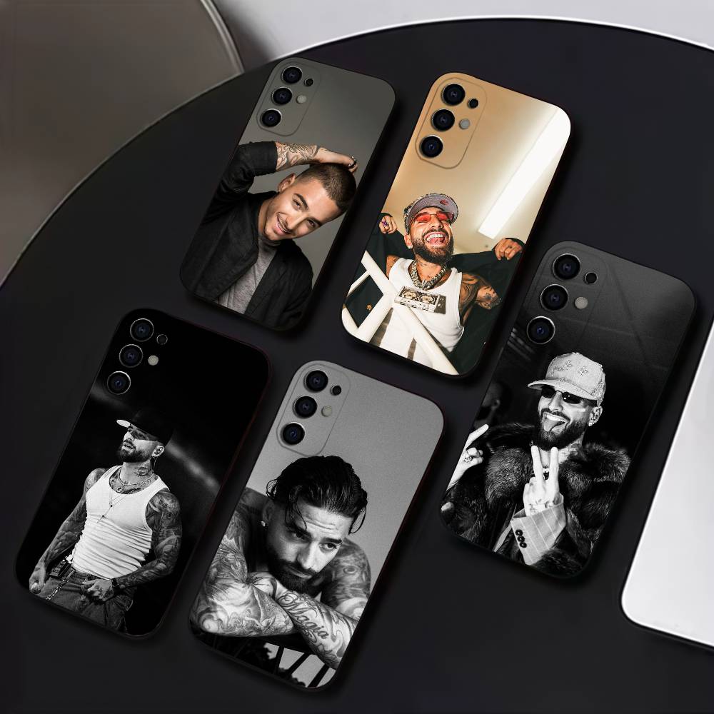 M-Maluma P-Pelon Phone Case For Samsung S25,S24,S21,S22,S23,S30,Ultra,S20,Plus,Fe,Lite,Soft Black Cover