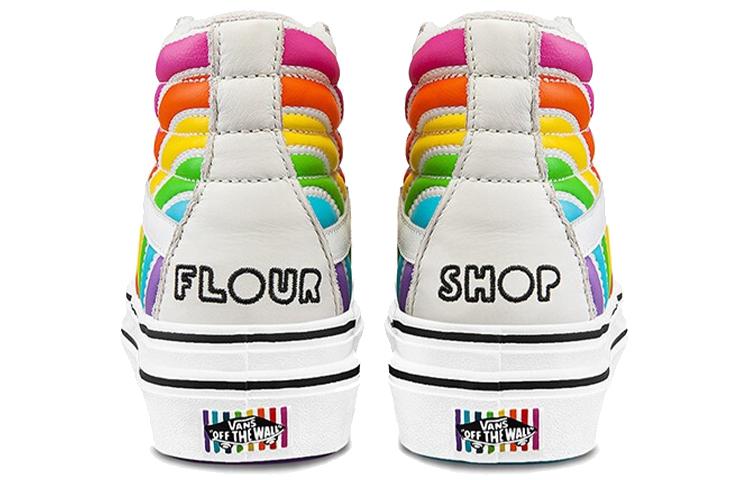 Sk8 Flour Shop x Sk8 Super ComfyCush Vans-Hi 'Радуга' VN0A54EU2N7