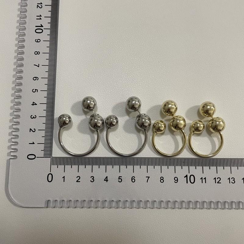 2026 Модные Гладкие Круглые Металлические Серьги-Шарики для Женщин Девочек Простой Геометрический Трендовый Дизайн Ювелирные Аксессуары Качественные Подарки