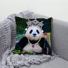 Fubao Милые Наволочки с Пандами для Спальни, Гостиной, Дивана, Домашнего Декора, Полиэстеровая Наволочка для Подушки на Молнии