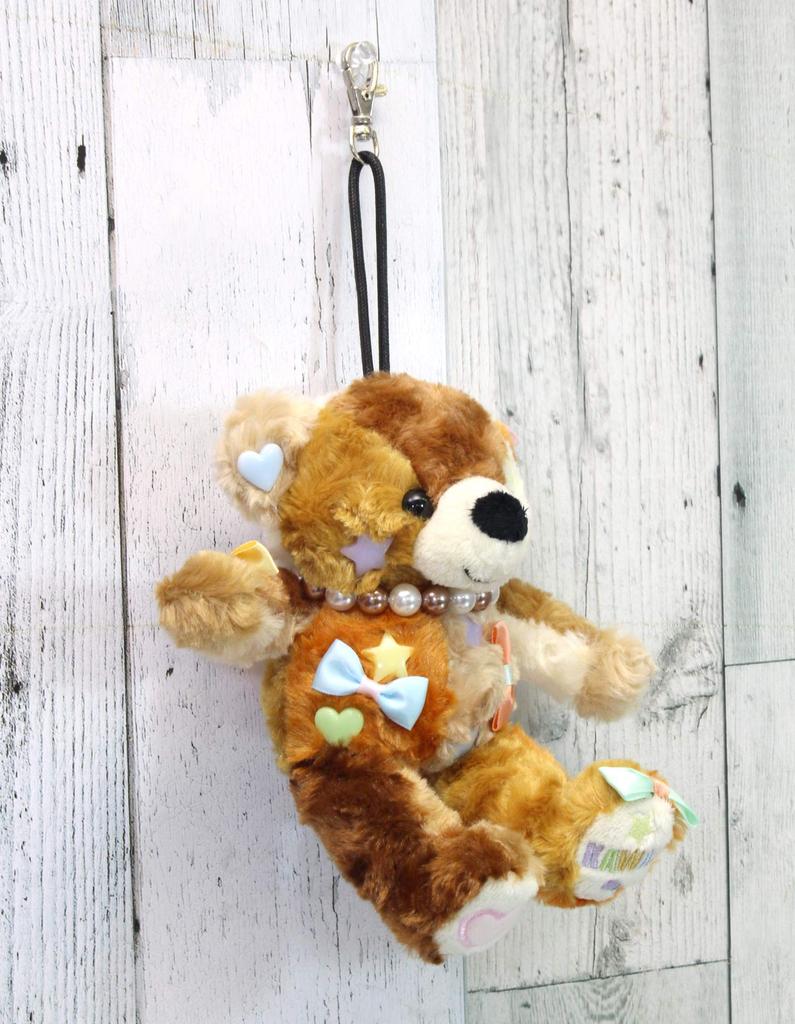 Takeoff Kawaii Chocolate Bear Plush Toy with Music Box, Size S