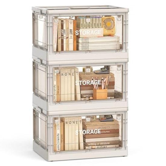 Storage box foldable large capacity lid casters container clothes toys bedding documents books manga case costume outdoor.