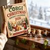 Cute Holiday Ornaments 24 Days Christmas Advent Calendar 2026 with Mini Corgi Figurines, Gift for Kids Countdown Dog Lovers, Collectible Toys