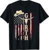 Винтажная Флаг с Именем Garth Подарок для Мужчин Женщин Футболка