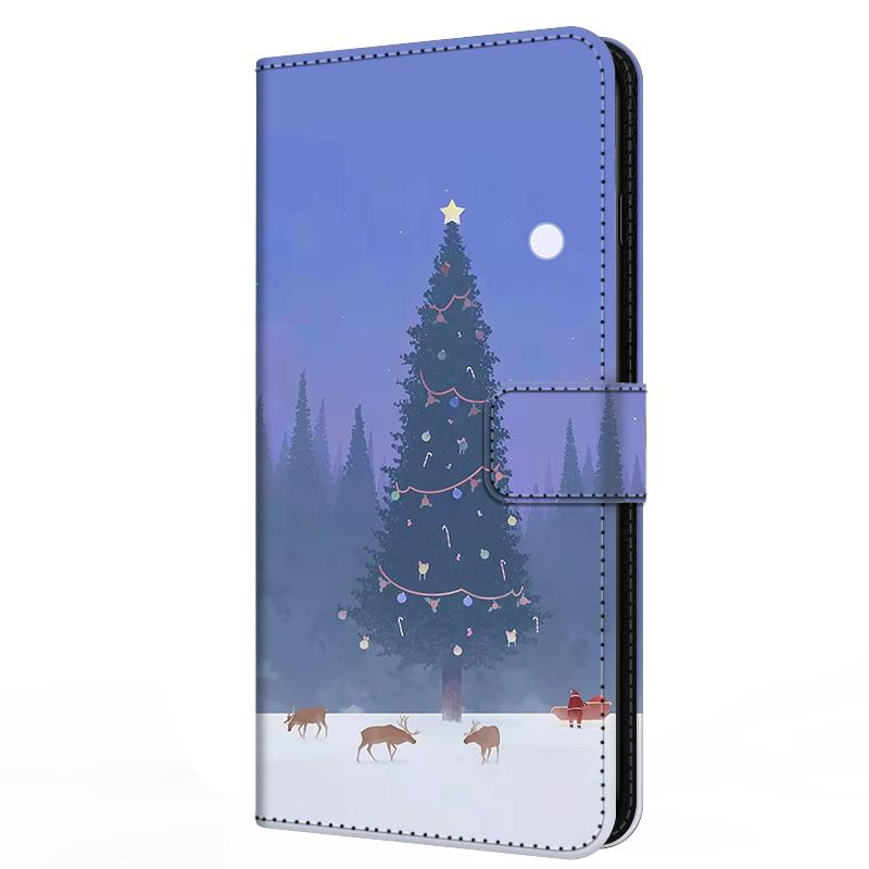 Wallet For Oneplus Ace 6 Flip Stand Book Phone Cover Magnetic Leather Case Cartoon Anime Merry Christmas Capa Oneplus Ace6 5G