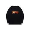 Li Ning X OG Slick Letter Print Pullover Crewneck Sweatshirt Unisex sweatshirt Black AWDT727-1