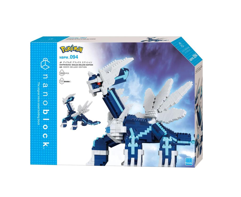 Nanoblock Pokémon Dialga Deluxe Edition NBPM094