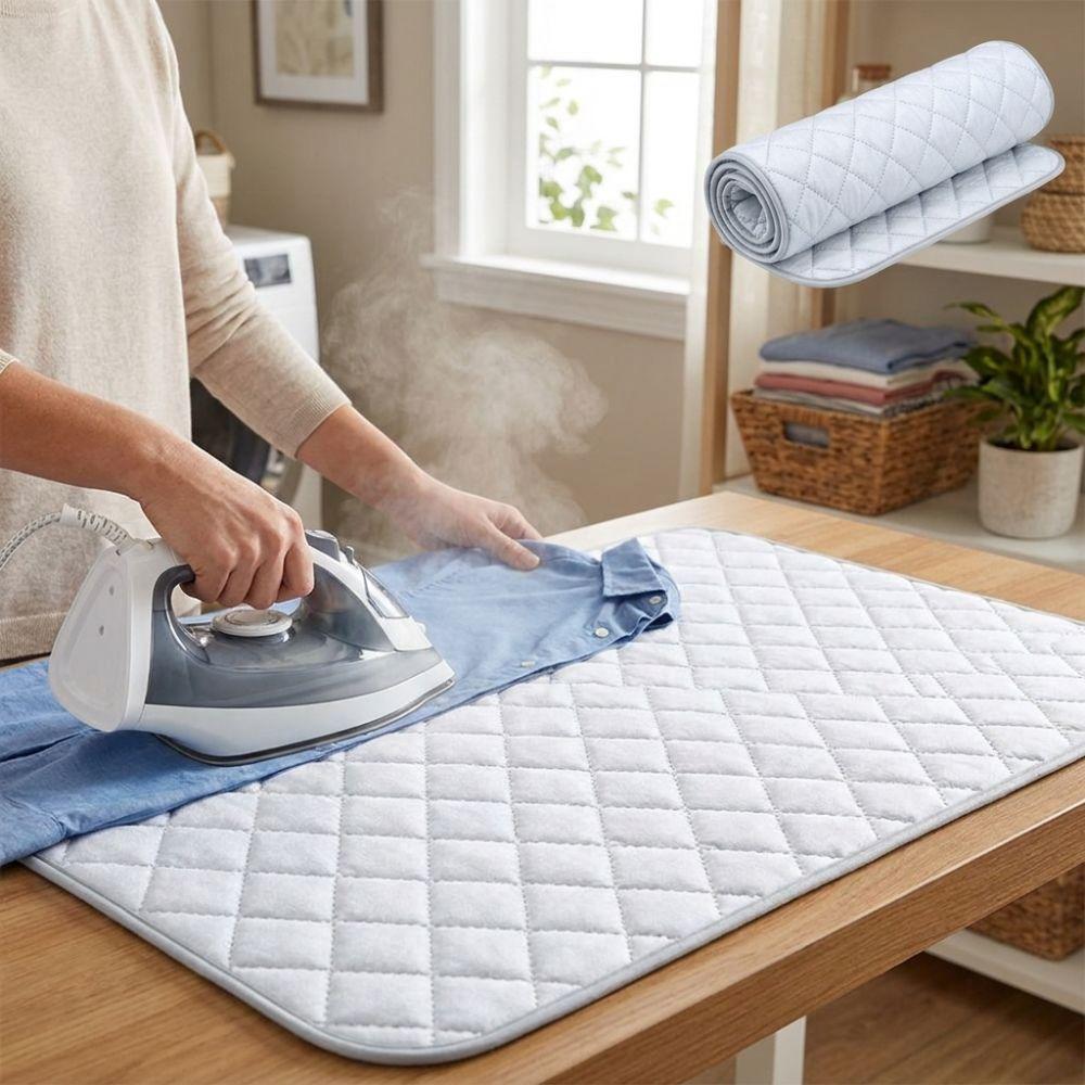 Thickened Laundry Ironing Mat Large Folding Ironing Board Blanket Tabletop Iron Pad Travel