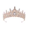 Bridal Crown Alloy Hair Accessories Wedding Rhinestone Headband Electroplating Birthday Crown Dinner Wedding Headwear