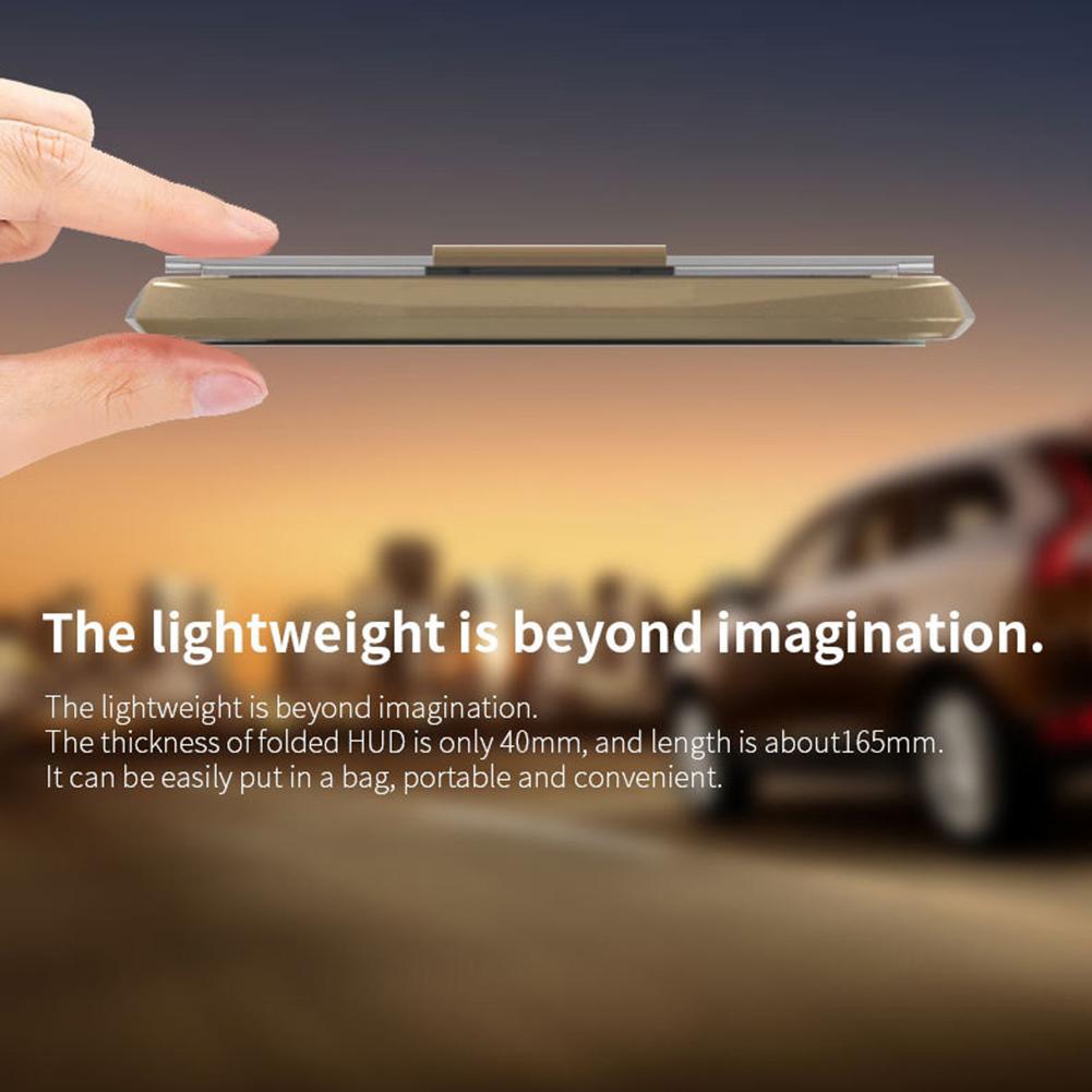 HUD Head Up Display Car GPS Navigation Image Reflector Holder for Smart Phone