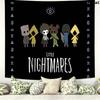Little Nightmares Wall Tapestry Aesthetic Wall Hanging Printed Fabric Blanket Decorative Tapestries for Bedroom Living Room Home Decor