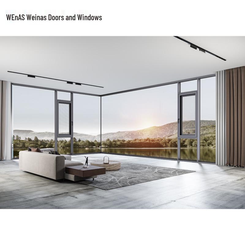 Aluminum Alloy Sliding & Casement Windows for Homes: Soundproof & Customizable