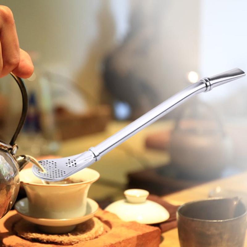 Ложка Чайный Фильтр Мате Чайные Соломинки Из Нержавеющей Стали Соломинка Bombilla Тыква