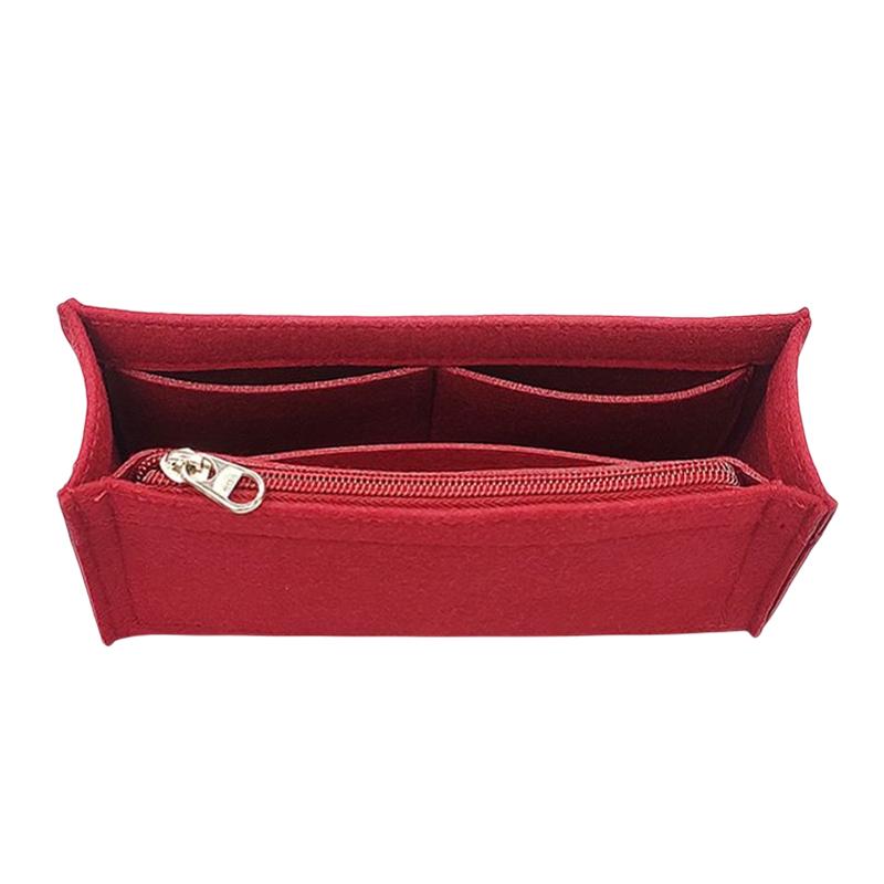 EverToner Inner Purse Fits For Leboy S M L Flap Insert Bag Organizer Makeup Handbag Portable Cosmetic Bags Base Shaper