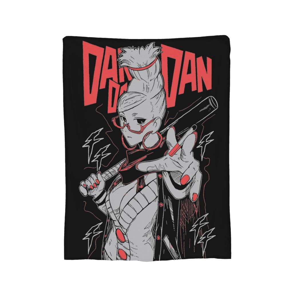 Turbo Granny Dandadan Anime Flannel Blankets Creative Throw Blanket for Bed Sofa Couch 200x150cm Plush Thin Quilt,
