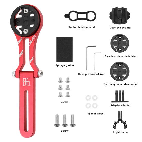 Угол крепления для велосипедного компьютера, регулируемый, легкий, сверхмощный, из алюминиевого сплава, универсальный, руль для горного и шоссейного велосипеда, держатель для компьютера, велосипедные аксессуары
