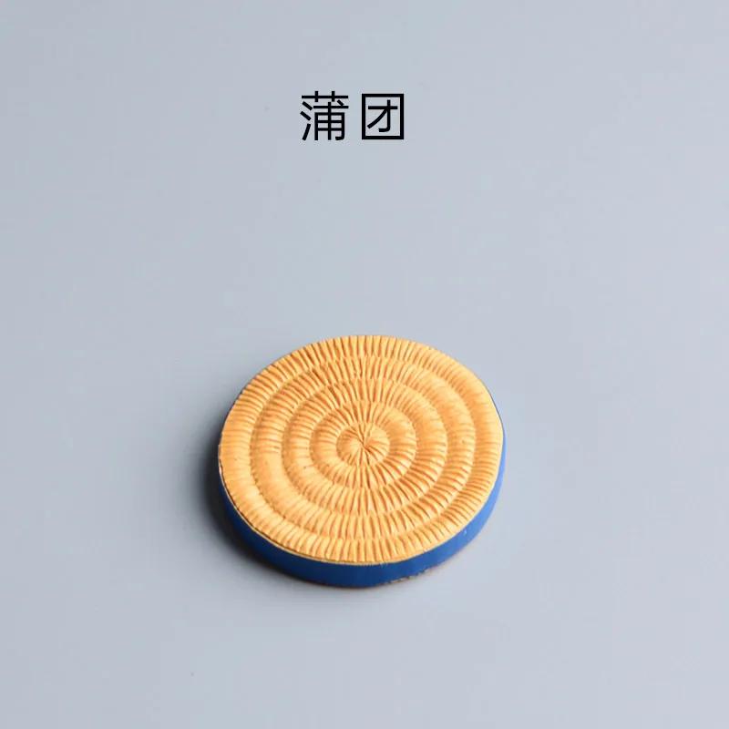 ZAKKA Милый Мультяшный Чайный Кот Украшение Смоляные Фигурки Поделки Кукольный Домик Суши Упаковка Миниатюрный Декор Дома Настольные Аксессуары Подарок