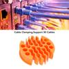 30 Hole Network Cable Organizer Orange Cable Organizing Tool Cable Management Tool  Server Rooms