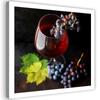Canvas Print Grapes Red Wine