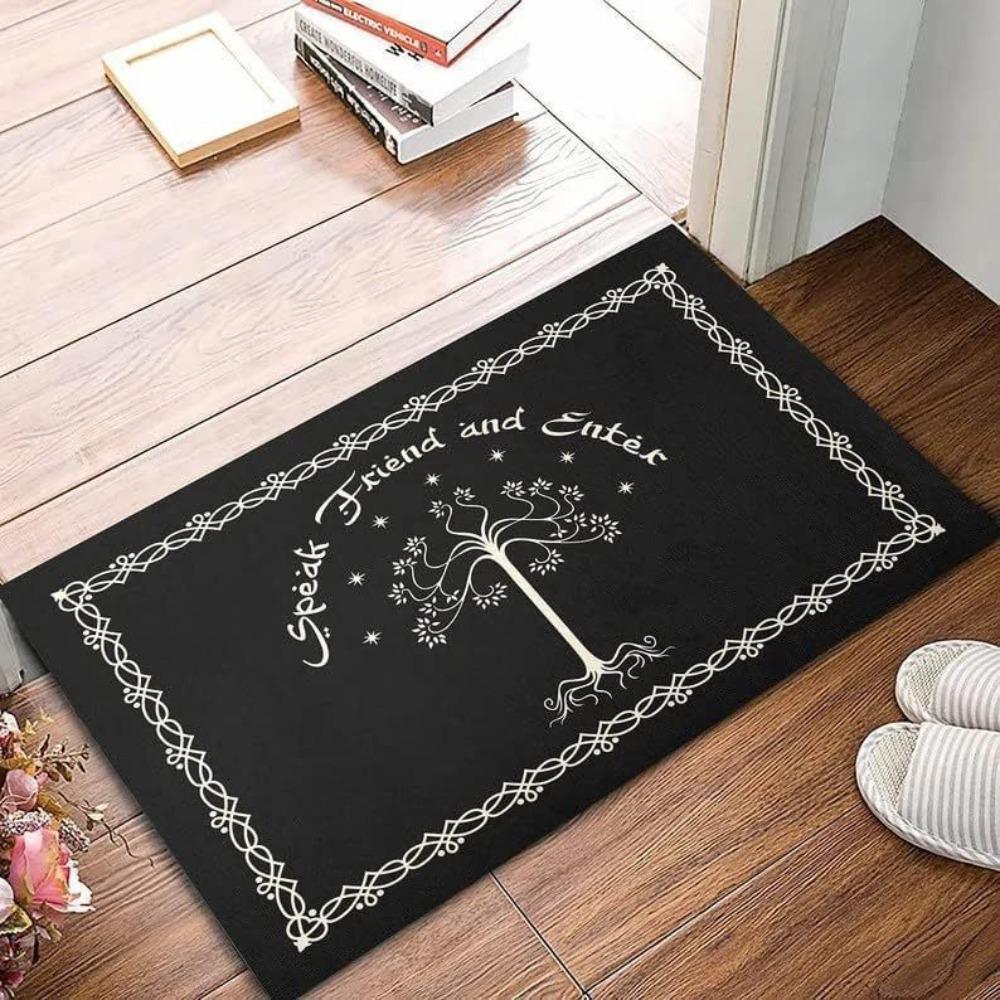 Gothic Life Tree Welcome Mat Entrance Floor Mat Living Room Area Carpet Kitchen Non-slip Mat Bathroom Floor Mat
