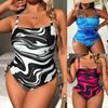 Сексуальный купальник больших размеров, цельный купальник с высоким вырезом, женские боди с эффектом пуш-ап, летний купальный костюм, женские монокини, танкини