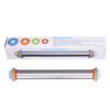Rolling Pin Adjustable Thickness Rings Ergonomic Non Stick Dough Roller for Home Kitchen Baking
