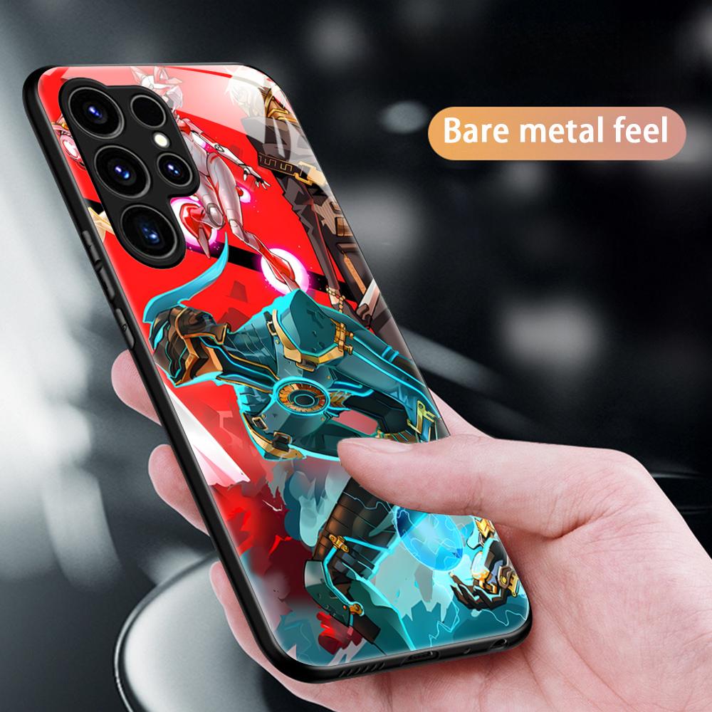 Аниме TO BE HERO X Популярный чехол для телефона для Samsung S25 S24 S23 S22 S21 S20 Plus Ultra Note20 Стеклянный магнитный чехол
