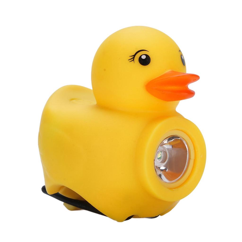 Duck Bicycle Horn with Light Silicone 850mAh Battery Improve Safe Riding Duck Bike Bell for Electric Scooters