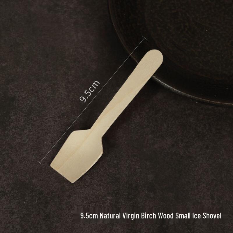 Disposable Snow Ice Bowls with Birch Scoops