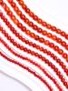 4/6/8mm Red Carnelian Agate Natural Stone Beads 40/30/20Pcs Bracelets Round Loose Beads For Jewelry Making DIY