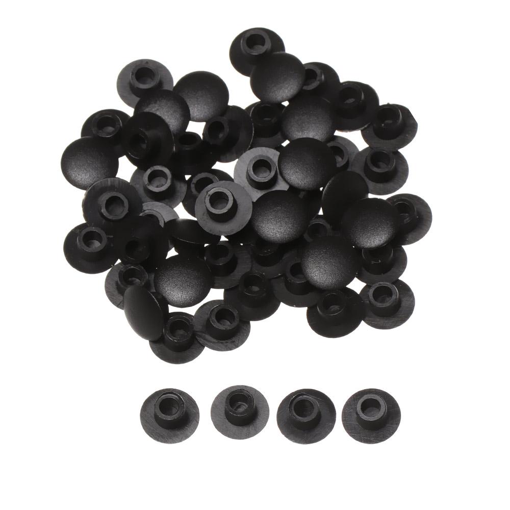 50Pcs Practical Exterior Hole Ornament Hardware Screw Decor Furniture Hole Covers Protective Cap Dust Plug Stopper