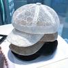 New Organza Star Anise Hat Women's Hollow Mesh Thin Sun Hat Women's Summer Sun Protection Breathable Beret