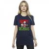 Womens/Ladies Merry Rickmas Cotton Boyfriend T-Shirt
