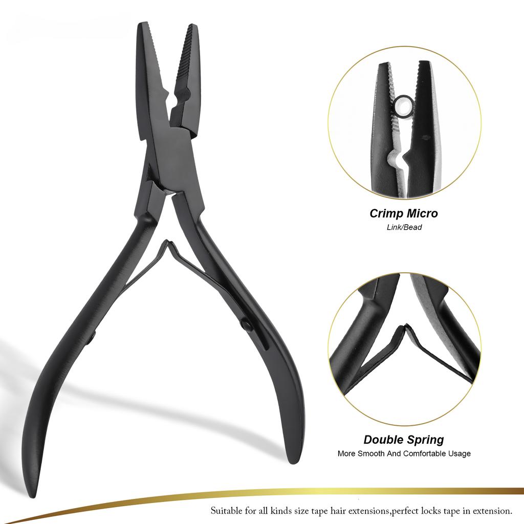 Weft Application Kits Hair Extension Pliers Kit Hair Extensions Hair Loop Tool Seam Ripper Microlink Pliers
