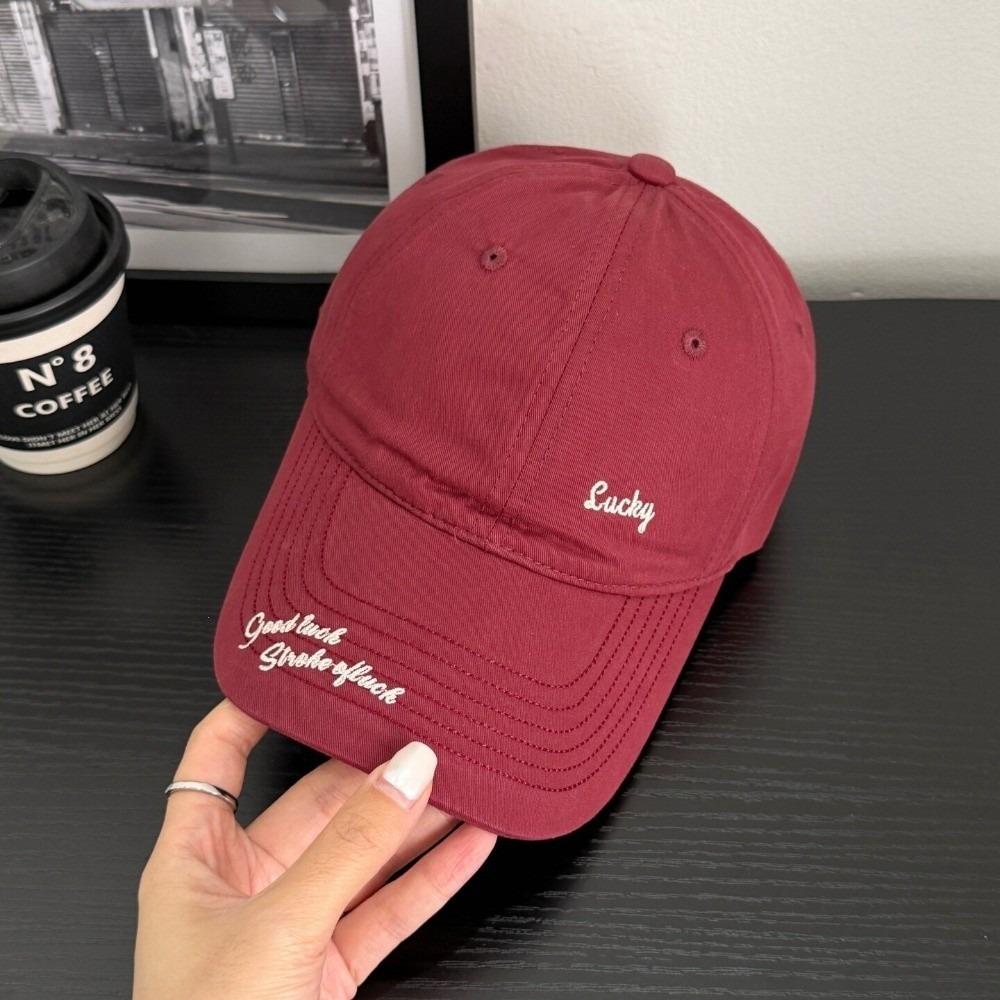 Adjustable Size (55-59cm) Embroidery Baseball Cap Peaked Sun Hat Casual Outings