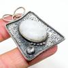 Rainbow Moonstone, Topaz 925 Sterling Silver Jewelry Pendant 2.05" U7O29