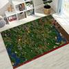 Retro Heroes of Might and Magic Map Games Art Rug for Bedroom Living Room Sofa Home Doormat Decor,Large Kids Non-slip Floor Mat