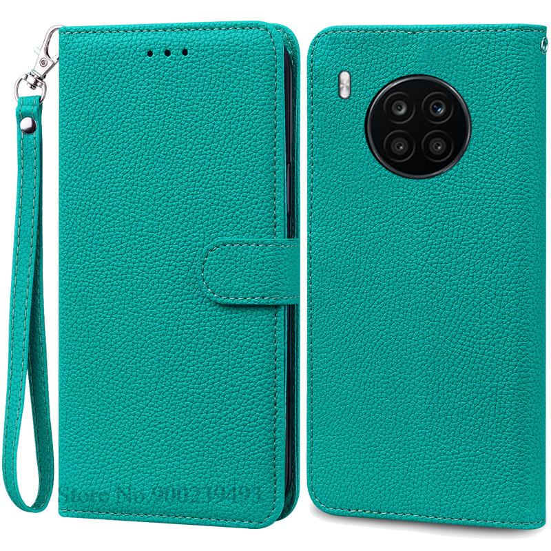 Чехол для Honor 50 Lite NTN-L22 NTN-LX1 NTN-LX3 кожаный чехол-книжка с откидной крышкой для Huawei Honor 50 Lite чехол для телефона Fundas