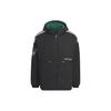 Originals Embroidered Logo Reversible Long Sleeve Hooded Cotton Jacket Men Outerwear Black IU4785