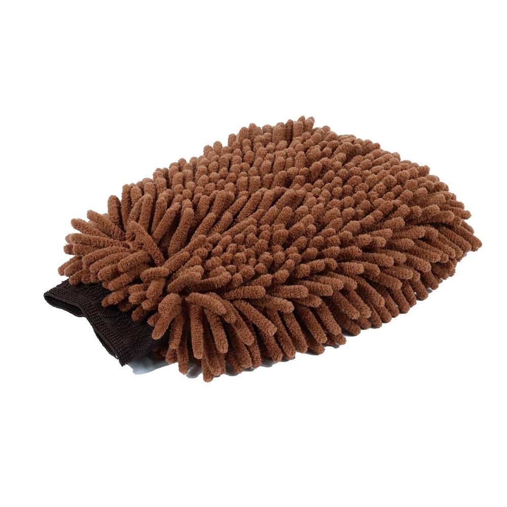 Microfiber Car Wash Gloves– Chenille Plush Rags Thickened double-sided Cleaning Tools Uses for Auto Motorcycle & Glass Detailing