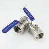 1/4" 3/8" 3/4" 1" 1-1/4" 1-1/2" 2” BSPT Нержавеющая сталь SS304 Шаровой кран для труб Резьбовой (внутренняя резьба) Санитарный Шаровой кран ВКЛ/ВЫКЛ Прямой