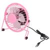 Fan USB Portable Silent Aluminum Blade   Desk Desktop Iron Crafts Fans