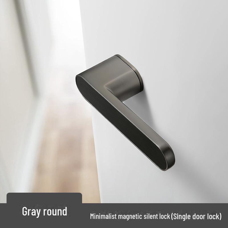 BAGB Italian Minimalist Silent Magnetic Door Lock for Indoor Bedrooms