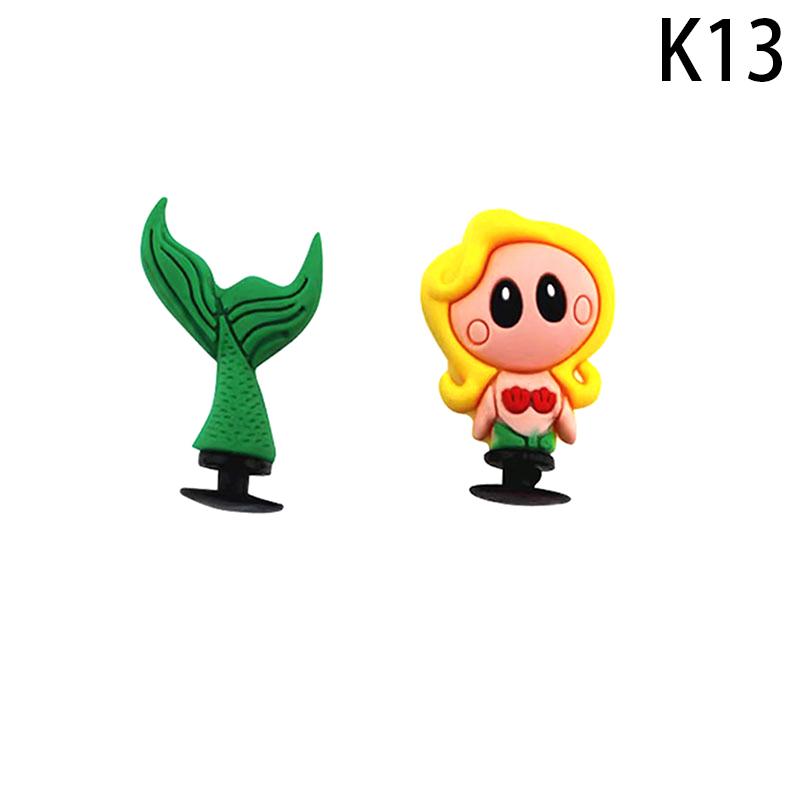 1 комплект поддельных мультяшных китайских драконов из ПВХ с отверстиями для обуви, сделай сам, забавные аксессуары для обуви, украшения в виде крокодиловой змеи, пряжка, подарок